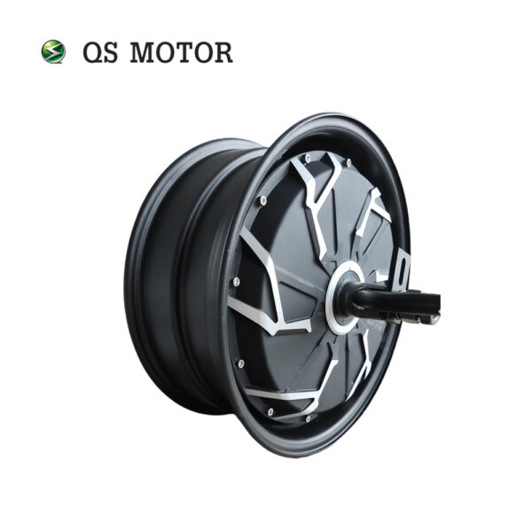 QSMOTOR 12x5.0inch 260 2000W V4 Dual Shaft Hub Motor With Intergrated Design
