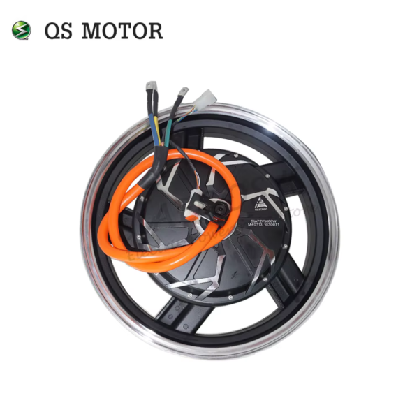 QS260 Electric Motorcycle 5000W 17 inch BLDC Wheel Hub Motor