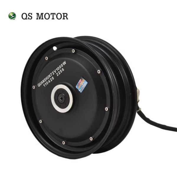 10 inch QS205 1500W V3 72V Single Shaft Hub Motor for Scooter
