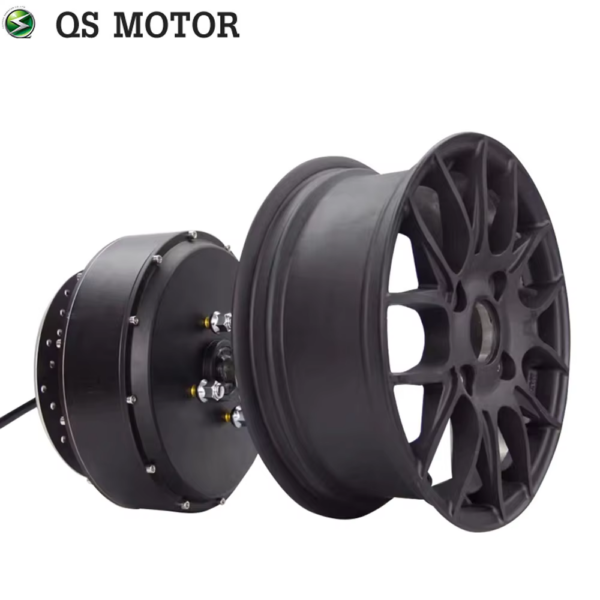 Electric Vehicle Motor Single Shaft 1500W QS260 Motor with 12 inch Detachable Rim