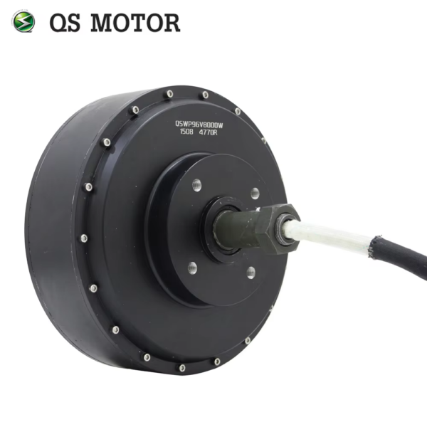 Motors for Electric Cars QS273 V3 Electric Single Shaft Car 72V 3000W BLDC Hub Motor