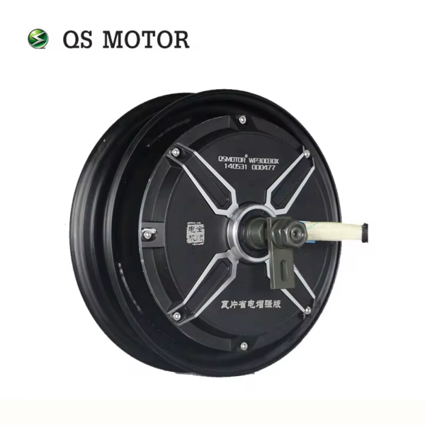 10 inch QS205 4000W 55H V3 72V Wheel Hub Motor for Scooter